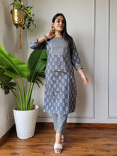 New Exclusive Hand  block printed Stitched Cotton  Kurtis with Pant